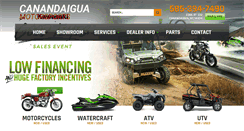 Desktop Screenshot of canandaiguamotorsports.com